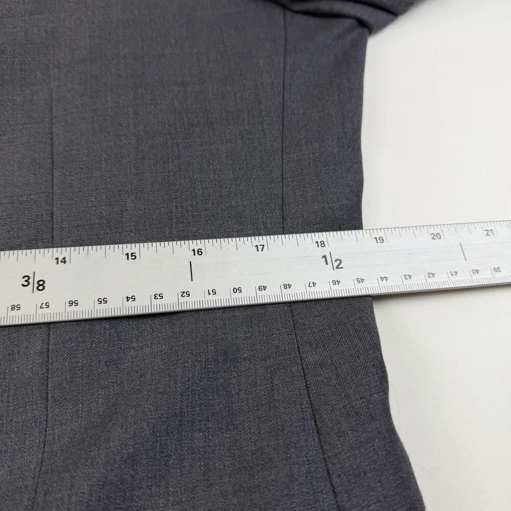 Combatant Gentlemen Grey Blazer Mens 40R Wool Suit Jacket Double Vent Sportcoat